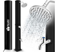 tillvex Douche solaire 60 litres noire avec housse de protection Douche de jardin Douche de piscine Camping Piscine Solaire Douche extérieure Douche de pluie