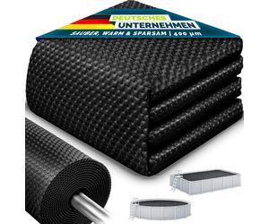 tillvex® Premium Pool bâche solaire 400 µm ronde 400 cm | bâche solaire thermique découpable | bâche solaire couverture solaire | chauffage piscine bâche solaire pour chauffer l'eau