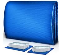 tillvex® Tapis de Sol pour Piscine 274x274cm | Hors Terre Tapis | Rectangulaire & Rond | Protecteur De Sol Piscine
