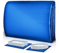 tillvex Tapis de Sol pour Piscine pour Piscine | Hors Terre Tapis | Rectangulaire & Rond | Protecteur De Sol Piscine (488 x 488 cm)