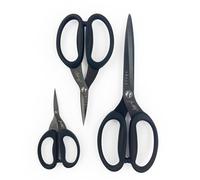Tim Holtz - 3 Scissor Bundle | 5 Inch Mini Snips, 7 Inch Non-Stick Micro-Serrated Multi-Cutter, 9.5 Inch Titanium Shears | Crafting & Precision Cutting Set
