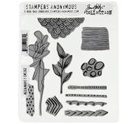 Tim Holtz - Stampers Anon Cling RBBR Media MRK1 Lot de tampons en caoutchouc Taille unique
