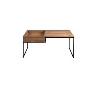 Bestmobilier Tim table basse industrielle - Marron