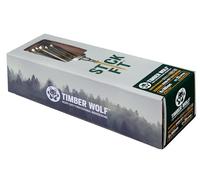 Timber Wolf TW60180 Vis à bois - 6,0 x 180 mm - Boîte de 25 pièces, zinc et jaune (or)
