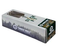 Timber Wolf TW60200 Vis à bois - 6,0 x 200 mm - Boîte de 25 vis en zinc et jaune (or)