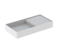 Timbre office Geberit Publica égouttoir 100x50 ss trop-plein plage dépos dte Blc - GEBERIT 500.922.00.1