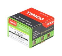 TIMco 75IN Index Vis à bois hexagonale Vert