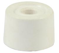 TIMco DSWHITEP Butoir de porte en PVC-Blanc (2 pièces) (Lot de 2)