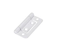 TIMCO Lot de 2 charnières à encastrer (105) acier blanc 50 x 38,5-434915