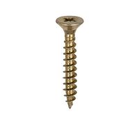 TIMCO Solo Chipboard & Woodscrews - PZ - Double Countersunk - Yellow - 6.0 x 40mm - Box of 200