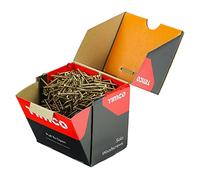 TIMCO Solo Lot de vis à bois Doré 4 x 30 mm