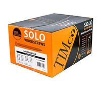 TIMCO Solo Lot de vis à bois et panneaux d'aggloméré Double tête fraisée Jaune
