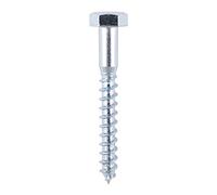 TIMCO Vis tire-fond BZP 8x50 Zinc Boîte de 100