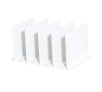 Timcryxient Closet Closet Étagère Séparateur pour Cuisine Bureau Blanc 5 Grille