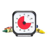 Time Timer Pocket - Minuterie Visuelle -Compte à rebours de 60 min. avec carte d'activité effaçable à sec - salle de classe, l'outil d'étude à domicile, le rappel des tâches, la maison et la cuisine