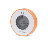 Time Timer Twist Horloge numérique de 90 Min pour Apprendre en Classe pour Enfants, Outil d'apprentissage à l'école à Domicile, Horloge de Bureau, Exercices et Cuisine (Dreamsicle Orange)