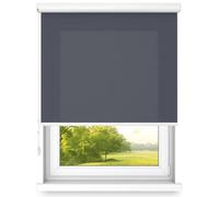 time4blinds Store Enrouleur à Cassette en Aluminium - Store Occultant - Protection Solaire - Toile pour Projecteur - 185 g/m2 - Côté de la Manoeuvre Gauche - 1700x2500mm - Graphite