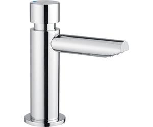 Timed washbasin mixer