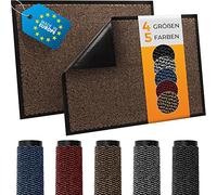 TIMELEOS Paillasson 40x60 cm Beige De l'europe S-XXL pour l'intérieur & l'extérieur -Piégeur de saleté avec Une Absorption extrêmement Forte de la saleté et de l'humidité Tapis de propreté