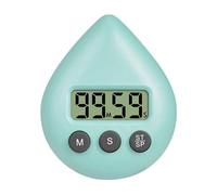 Timer Numérique pour Les Kids - Dispositif De Synchronisation Compacte Compact À La Ventouse avec Écran LCD, Compte À Rebours De La Minuterie Étanche À La Douche pour La Cuisine De La Cuisine, La D