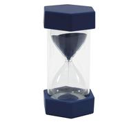 TimeTEX Sablier, hauteur 12 cm, 6,5 cm de diamètre, 15 minutes, X grand, bleu