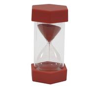 TimeTEX Sablier, hauteur 12 cm, 6,5 cm de diamètre, 5 minutes, X grand, rouge