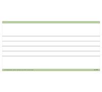 TimeTEX - Tableau blanc magnétique pour partitions de démonstration | Tableau blanc inscriptible, magnétique et effaçable | Contenu : set de 2 tableaux blancs avec modèle de copie A4