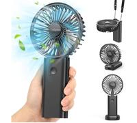Timiyou Mini Ventilateur Portable, Ventilateur À Main, Petit Ventilateurs Usb De Voyage, Ventilateurs Manuel Rechargeable A[QW205]
