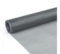 Timizi Maille Moustiquaire pour Portes et Fenetres en Fibre de Verre 1.5x3m, Grillage Fin Anti Mouche Tulle Moustiquaire, pour Porte Rideaux Fenetres - Gris