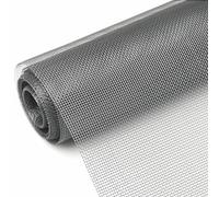 Timizi Moustiquaire en Gaze 0.8x10m, Grillage pour Moustiquaire Anti Moustique Grille Fenetre, pour Porte et Fenetre. - Gris