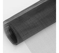 Timizi Moustiquaires pour FenêTres 1.2x6m, Grillage pour Moustiquaire Résistant aux UV Moustiquaire Auto Agrippante, pour Porte Rideaux Fenetres - Noir