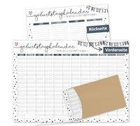 Timr Calendrier anniversaires confettis,DIN A2 - dv539