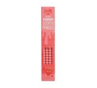 Tinc S4STRAPC Lot de 4 crayons HB parfumés à la fraise Rouge