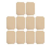 TINEASUR 10 Pièces Lot de Couvertures Adhésives en Papier Kraft pour Livres Brochés et Reliés, Ajustement Serré, Protection Solide pour Projets de Couverture en Classe