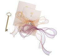 TINEASUR 1ensemble Set de Cartes de Vœux Mariage Élégantes Brochures de Vœux Manuscrits pour Cérémonie Nuptiale Décor Romantique et Accessoires Photo pour Futurs Mariés