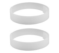 TINEASUR 2 Pièces Panneau Diffuseur LED Flexible en Acrylique Blanc Feuille de Diffuseur de Bande Lumineuse LED 0,5mm 1220x40mm pour Office et Suspendue
