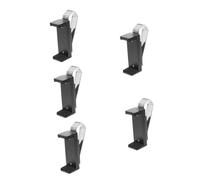 TINEASUR 5 Pièces télécommande de Porte de Garage s'arrête Bouchon cliqueur Support telecommande Porte clé Photo telecommande bft Clip de visière à Distance pour Porte de Garage Abdos Black