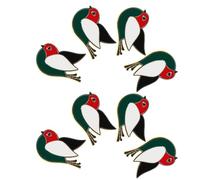 TINEASUR 8pcs Épingle Drapeau Palestinien en Alliage Léger et Résistant la Décoloration, Broche Symbole de Paix pour Veste et Sac à Dos, Souvenir de Voyage Élégant