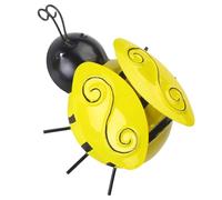 TINEASUR Applique Murale Abeille en Fer Effet 3d, Décoration Murale Extérieure pour Jardin Cuisine, Style Cartoon Vivant et Suspendu, Décoration Originale