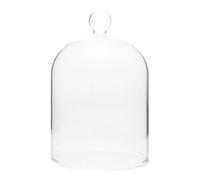 TINEASUR Cloche en Verre Délicate Dôme en Verre Couvercle Design Esthétique pour Fleurs et Fleurs Séchées Décoration Créative pour Mariage et Bureau