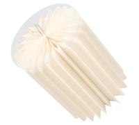 TINEASUR Colonne Cylindrique Pliable en Papier Blanc pour Décoration de Mariage, Pilier Léger et Artistique, pour Shower Nuptial ou Balcon, 1 Set