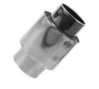 TINEASUR Couvercle Anti-refoulement pour Conduit de Chauffe-eau à Gaz en Acier Inoxydable, Résistant Gel Intempéries, Adapté Cuisine en Hiver, Diamètre 6cm