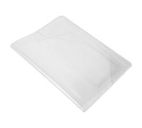 TINEASUR Couverture de Carnet A5 Imperméable en Pvc Transparent pour Protection de Journaux et Planners, Pages Intérieures, pour Étudiants et Bureau