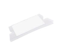 TINEASUR Étiquettes de Fichiers 25 Pièces pour Identification Rapide pour Onglets de Dossier Suspendus en Plastique Blanc Lot au Bureau pour Enseignants et Étudiants