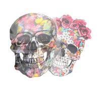 TINEASUR Lot de 2 Stickers Thermocollants pour Vêtements Thème Halloween, Transfert à Repasser Facile, Motifs Originaux pour Décoration et Personnalisation