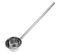 TINEASUR Louche à Arroser Acier Inoxydable à Manche Long 55X12 CM, Cuillère à Eau Épaisse à Fond Plat, Grande Capacité, Pour Arroser Fleurs et Légumes en Jardin