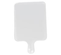 TINEASUR Moule à Plateau Décoratif Silicone Blanc pour Époxy DIY avec Poignée pour Trépied Support à Tasses Présentoir Décoratif et Organisation