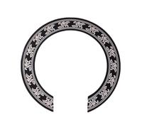 TINEASUR Rosace Lot Guitare en Noir de Pvc Acoustique Décorative de 3 Pièces, Accessoire pour