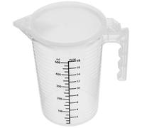 TINEASUR Tasse à Mesurer Ajustable en Pp Réutilisable 500ml Poignée et Graduation Précise Pâtisserie à Domicile