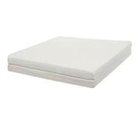 Tinéo - Matelas bébé 60x120cm pliant 2 parties Blanc G